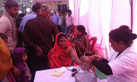 men, women and children were examined at a medical camp set up at the Jayant project of Northern Coalfields Limited (NCL) in Saraswa Raja Village in Madhya Pradesh. Free medicines and nutritious food were also distributed at the camp.
