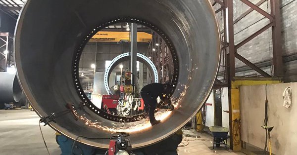 Portland, Victoria firm Keppel Prince Engineering starts manufacturing turbine towers for Kiata’s wind farm project.