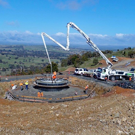 MPC Kinetic's renewables team achieves a couple of major milestones with the completion of the first section of foundation pours.