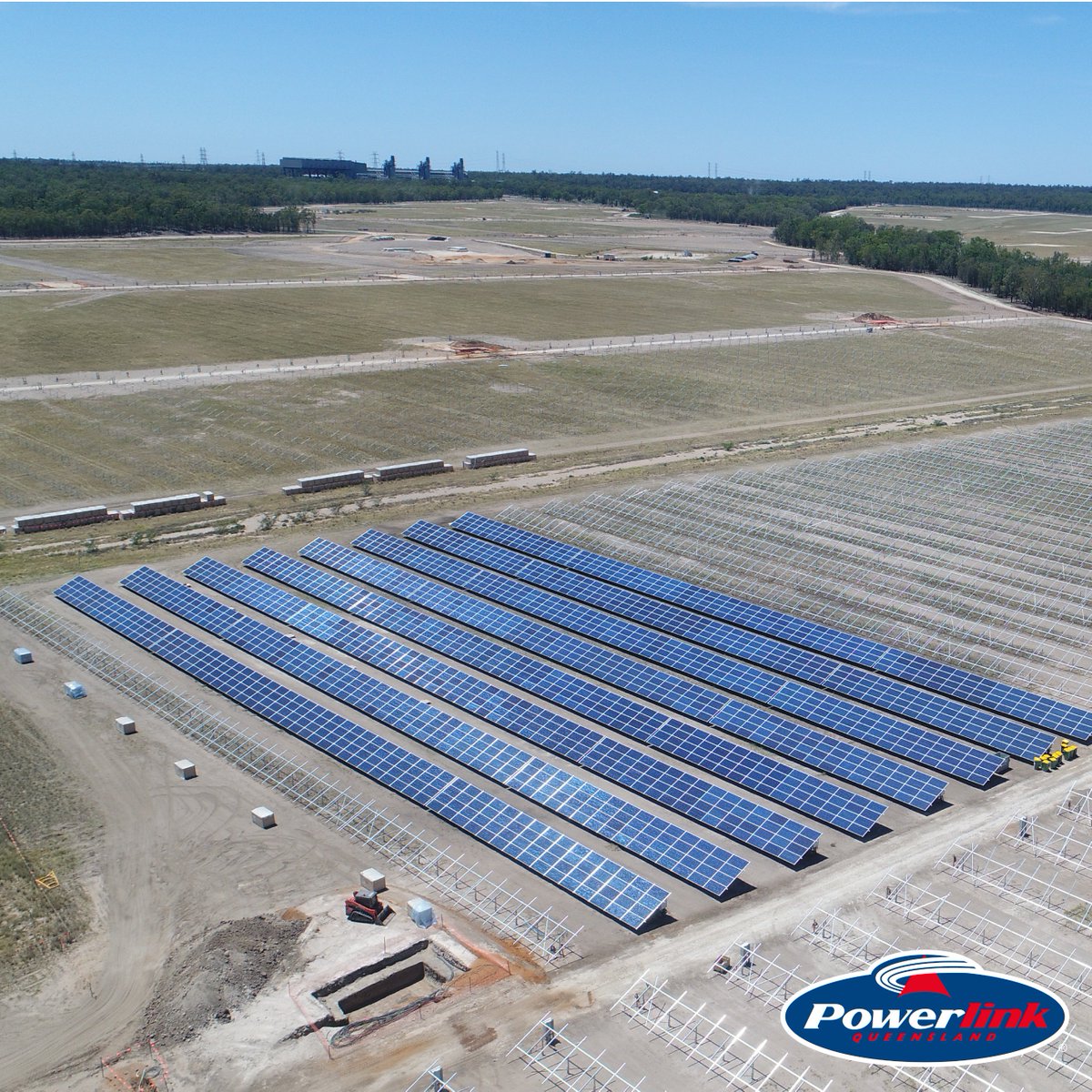 Bird's eye view capturing the progress of the farm - image courtesy Powelink