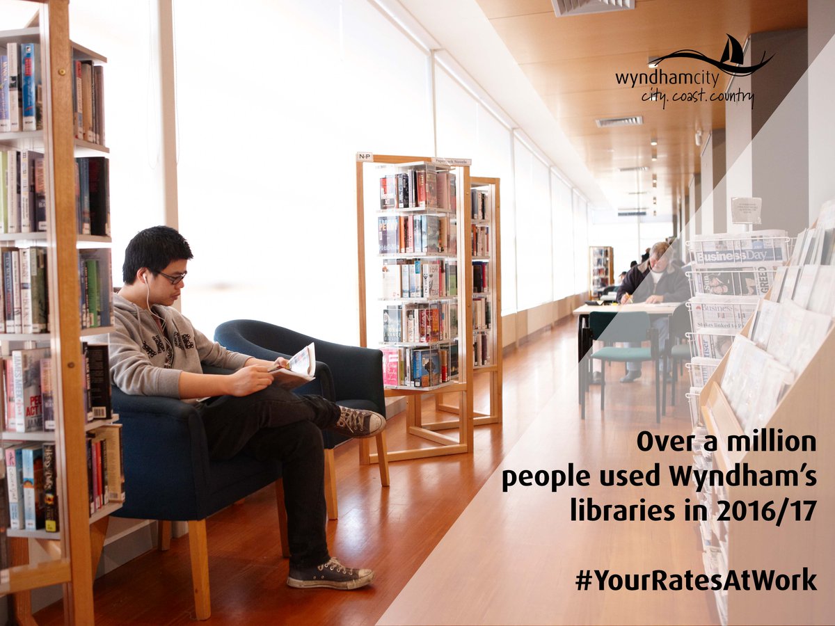 + people used Wyndham City Council library services last year!