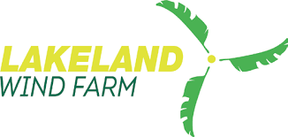 hectares of land will be used for the wind farm.