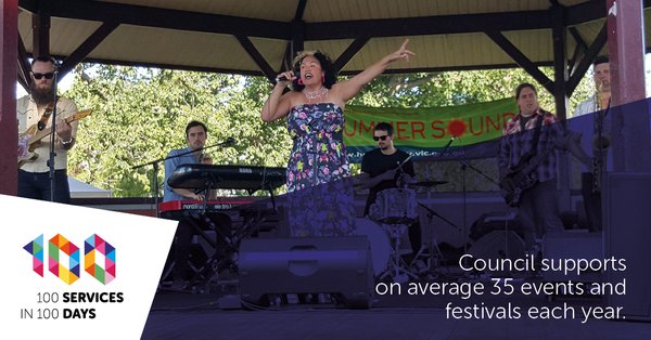 events and festivals supported by the council each year, including the Williamstown Literary Festival!