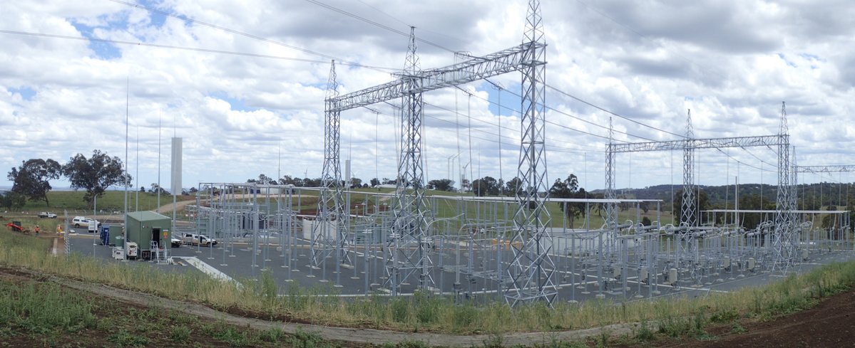 Construction of sub-station completed.