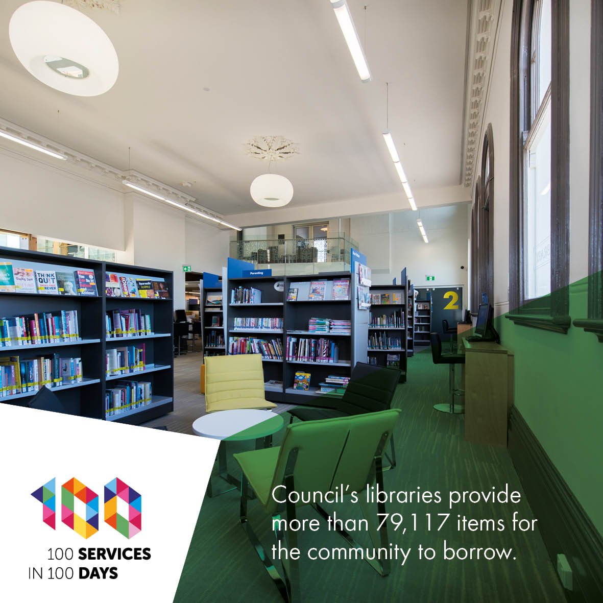 items provided by council libraries to borrow!