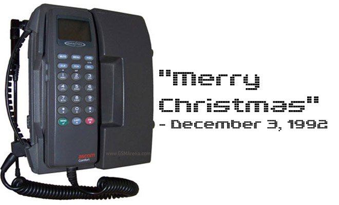 On this day, Neil Papworth, a 22-year-old test engineer for Sema Group (now Airwide Solutions), sent the first text message to a mobile phone from his personal computer to the phone of Richard Jarvis on the Vodafone network. He texted “Merry Christmas"