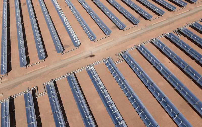 installed capacity of the Noor II power plant which is located in the municipality of Ghessate, in the Southern province of Ouarzazate, on the edge of the Sahara. It is part of a 4 unit complex of solar CSP and PV technology.