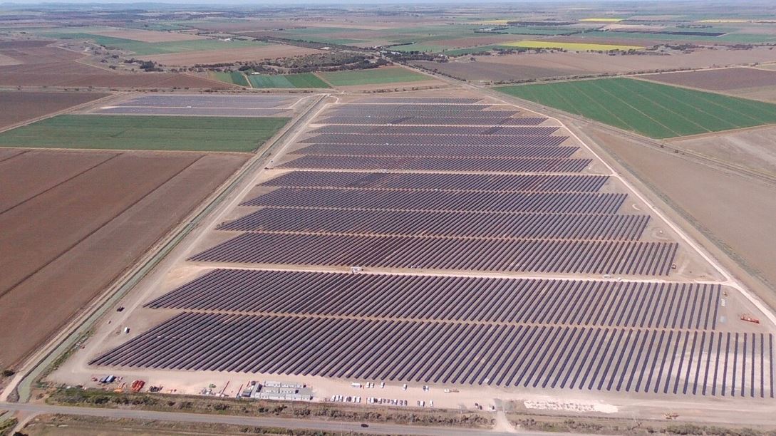 generation capacity of AGL Energy's Nyngan Solar Farm located approximately 10 kilometres west of the Nyngan township in New South Wales, Australia.