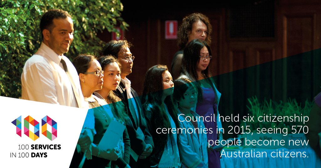Last year, the number of people the council helped to become Australian citizens!