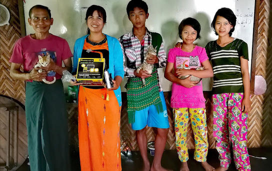 Number of solar home systems installed in rural regions of Myanmar - Ayeyarwaddy and Sagaing, Magwe and Mandalay - collectively known as the Dry Zone of Myanmar.