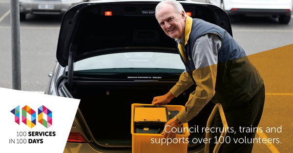 and more amazing volunteers recruited, trained and supported by the council.