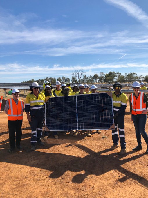 generation capacity of Elliott Green Power's Nevertire Solar Farm located approximately 1km west from Nevertire and would be accessed from the Mitchell Highway. (Click/Tap for project details and construction updates).