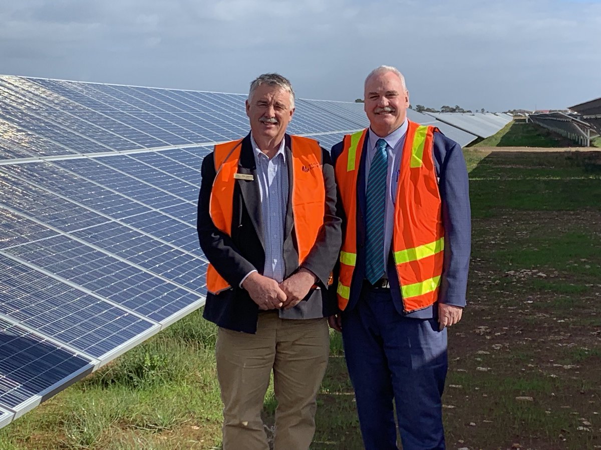 Jinko solar panels used. The project will feature single-axis tracking technology, which is more efficient in capturing the sun's energy than fixed solar PV. In addition, 54 Schneider inverters installed on site.