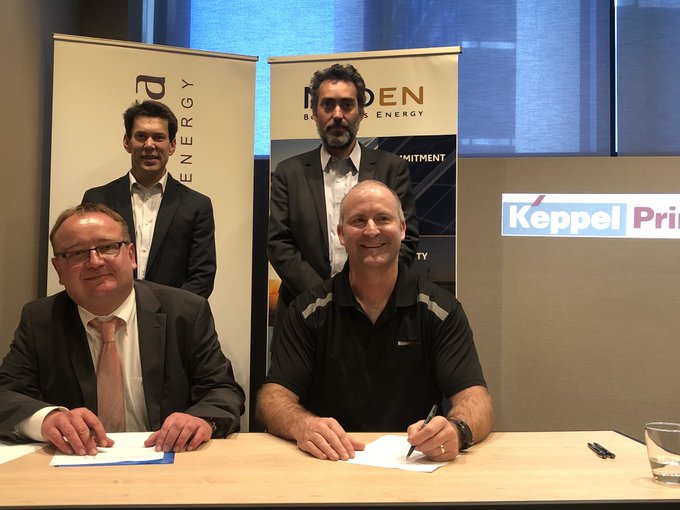 Siemens awards a contract to Keppel Prince for the supply of 22 turbines.