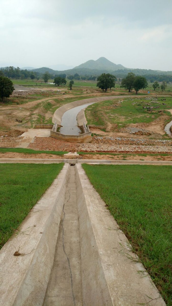 current irrigation potential of Rukura-Tribal Irrigation Project in Odisha. Target irrigation potential: 7.65 tha