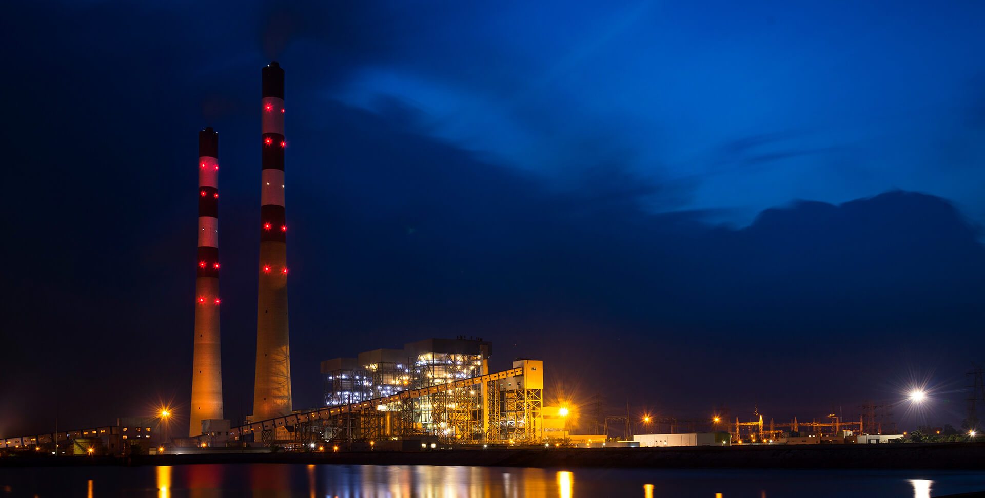 GMR Energy's 1,050 MW (3x350 MW) Kamalanga Thermal Power Station in Dhenkanal district of Odisha. All 3 units have been commissioned.