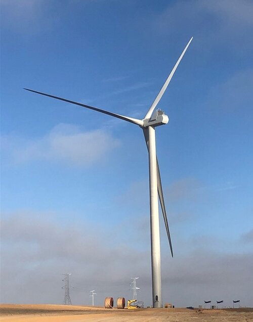 generation capacity of the Warradarge Wind Farm located in the Mid-West region of Western Australia, 15km north-east of Warradarge, 15 km south-east of Eneabba and 40 km south-west of Carnamah.. Click / Tap for more information.