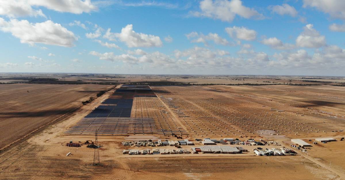 33% of construction completed.