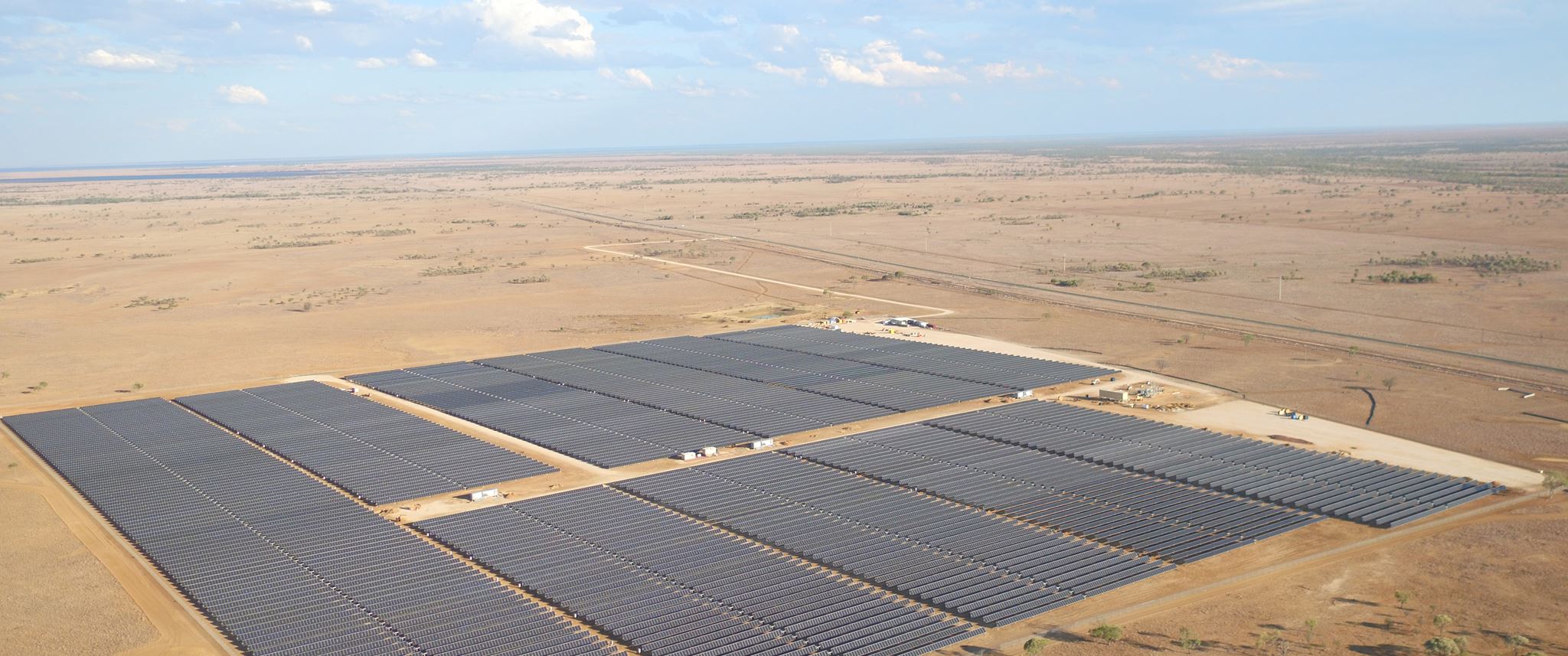 hectares of land will be used for the solar farm.