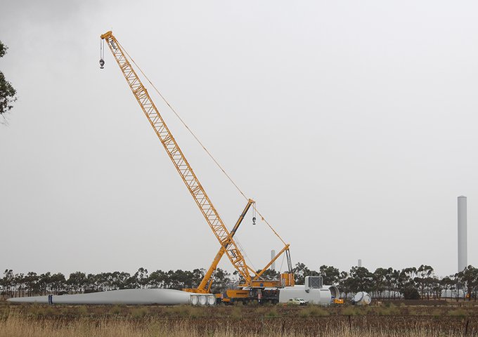 Construction activity is in full swing with 14 turbines either fully or partly erected in the last couple of weeks. Project communications officer Nathan Micallef said 84 of 172 tower sections are currently on-site awaiting installation. “There are currently 239 of the remaining 301 components on site which are all being prepared for final installation,” he said.
