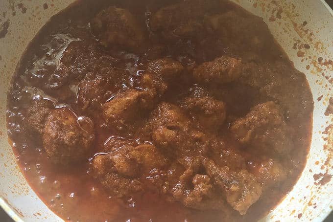 Add turmeric and tamarind and cook for 3-4 minutes.