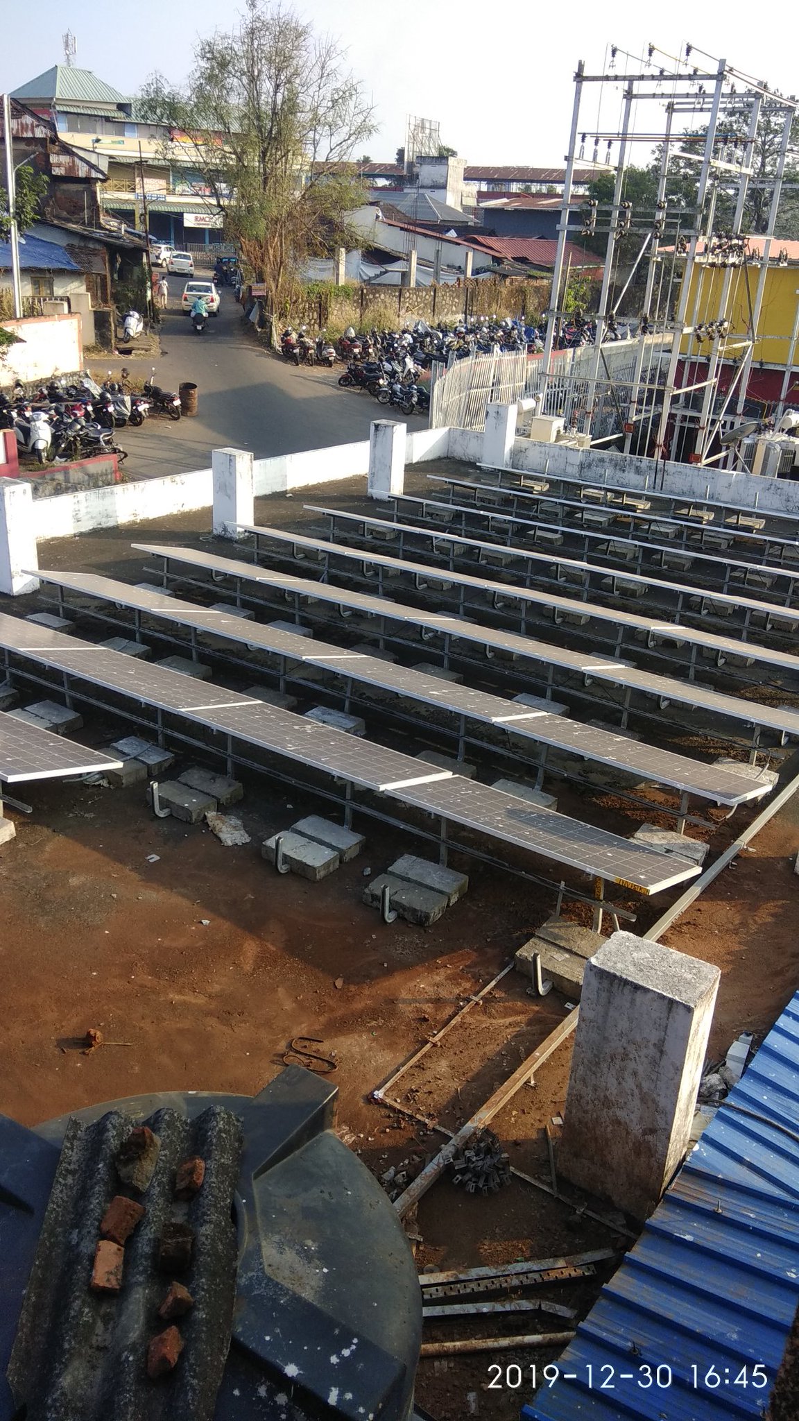 Generation capacity of rooftop solar that has been commissioned at Southern Railways' Trichur railway station. It will result in annual power savings to the tune of Rs.? lakhs.